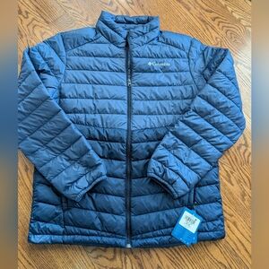 NEW! Men's Columbia Foster Falls Blue Puffer Jacket Size Medium